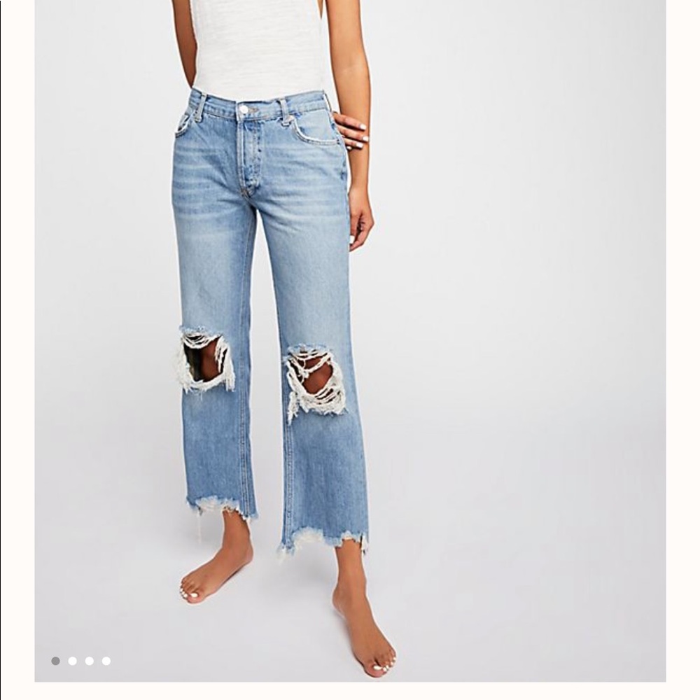 Maggie Mid Rose Straight Jean